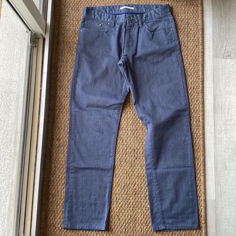 Calvin Klein blue slim fit dress pants